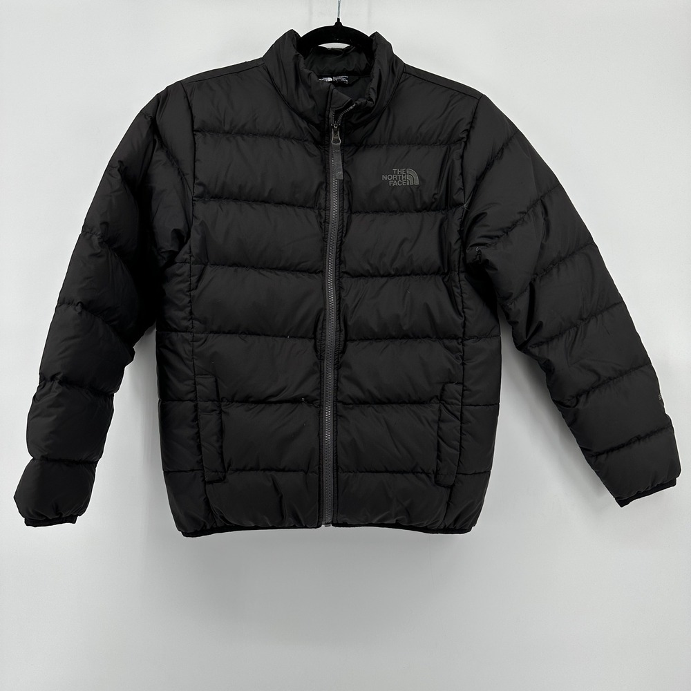 The North Face Boys Aconcagua Down Jacket Black Puffer NF00CHQ6 Size L 14/16